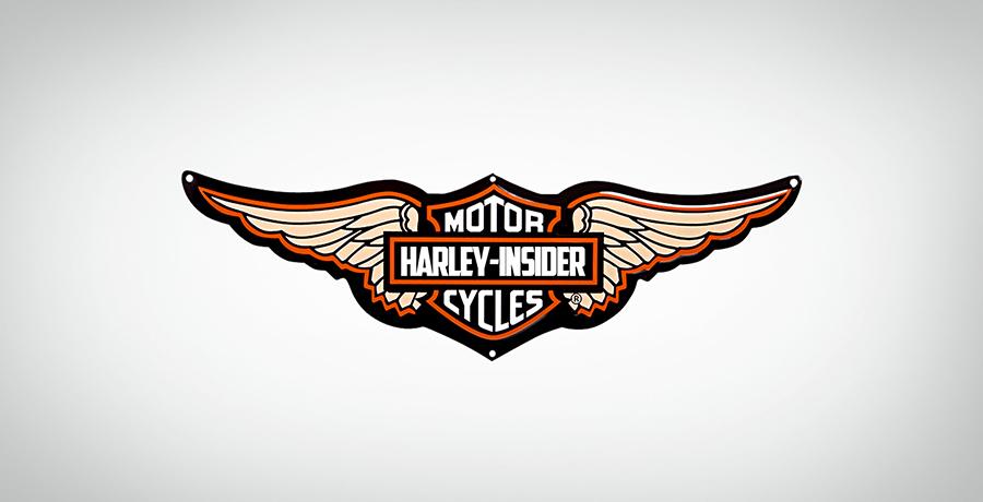 Harled-Insider Motor Cycles Logo Cool Emblems