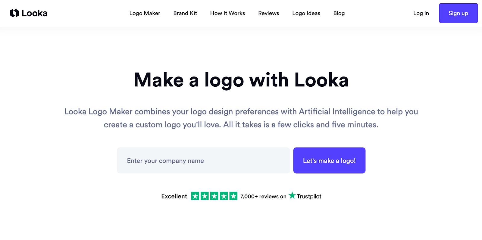 Looka logo maker