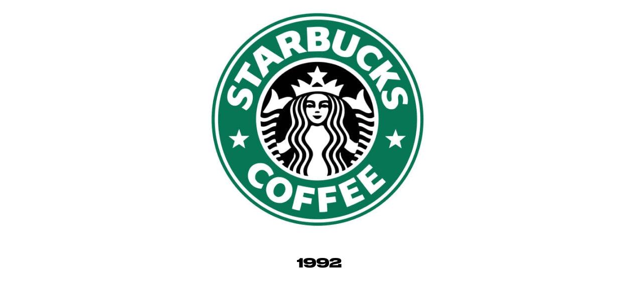 Starbucks logo from 1992