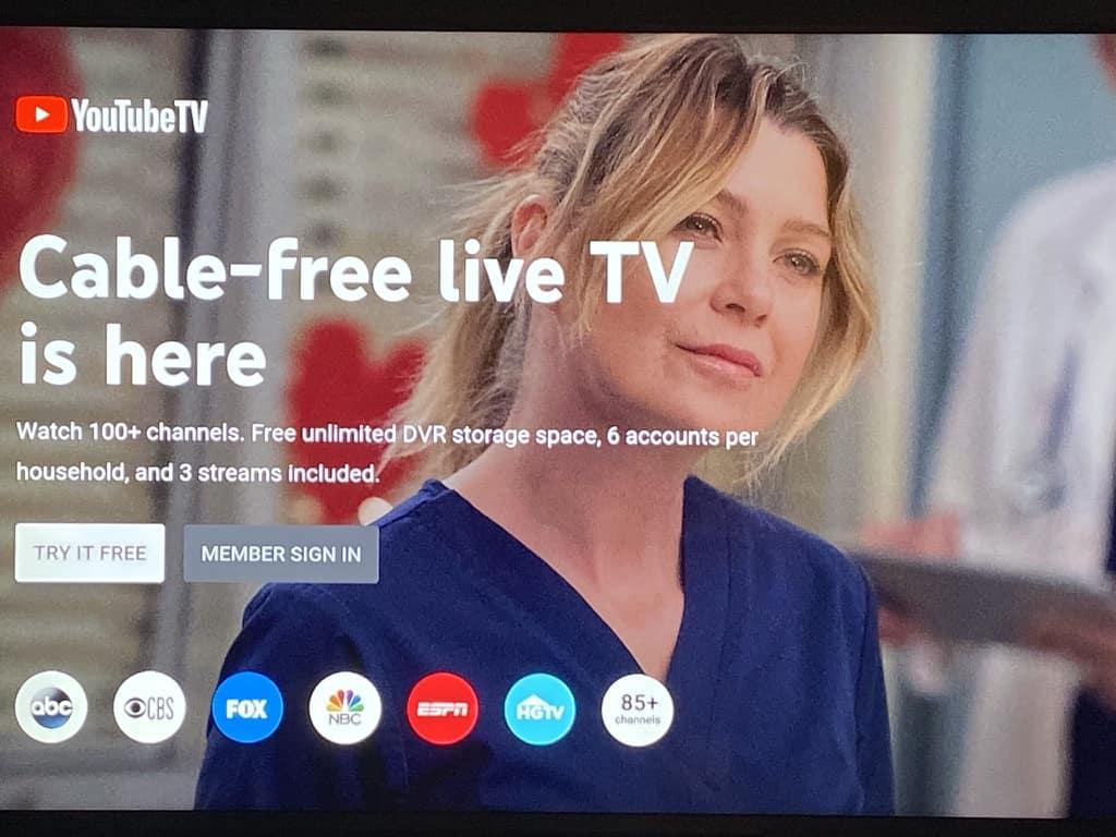 Sign In to YouTube TV