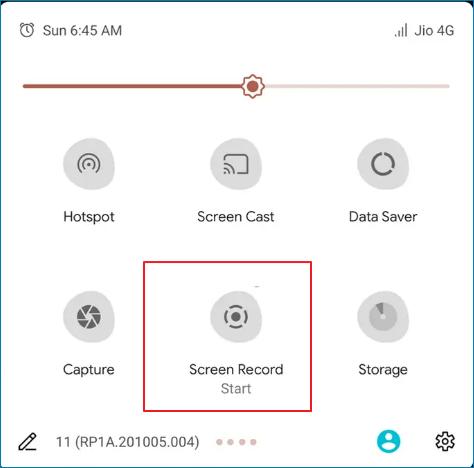 find Screen Record