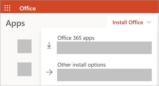 How to install Office Project using online subscription