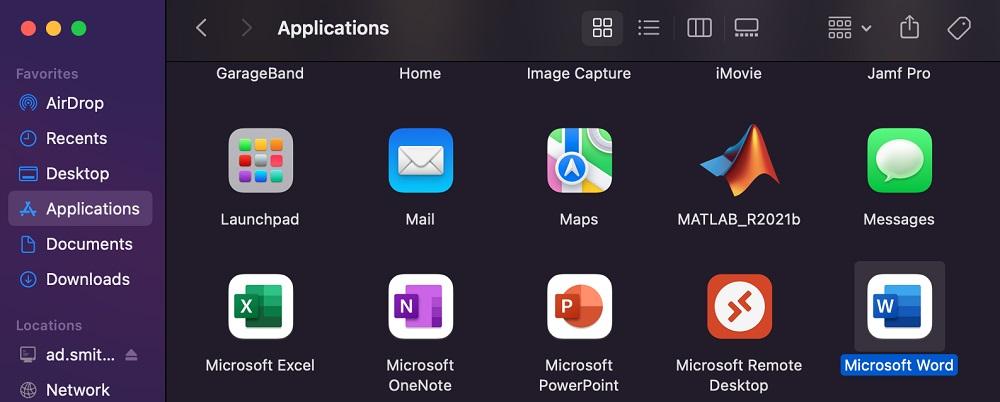 Applications Folder