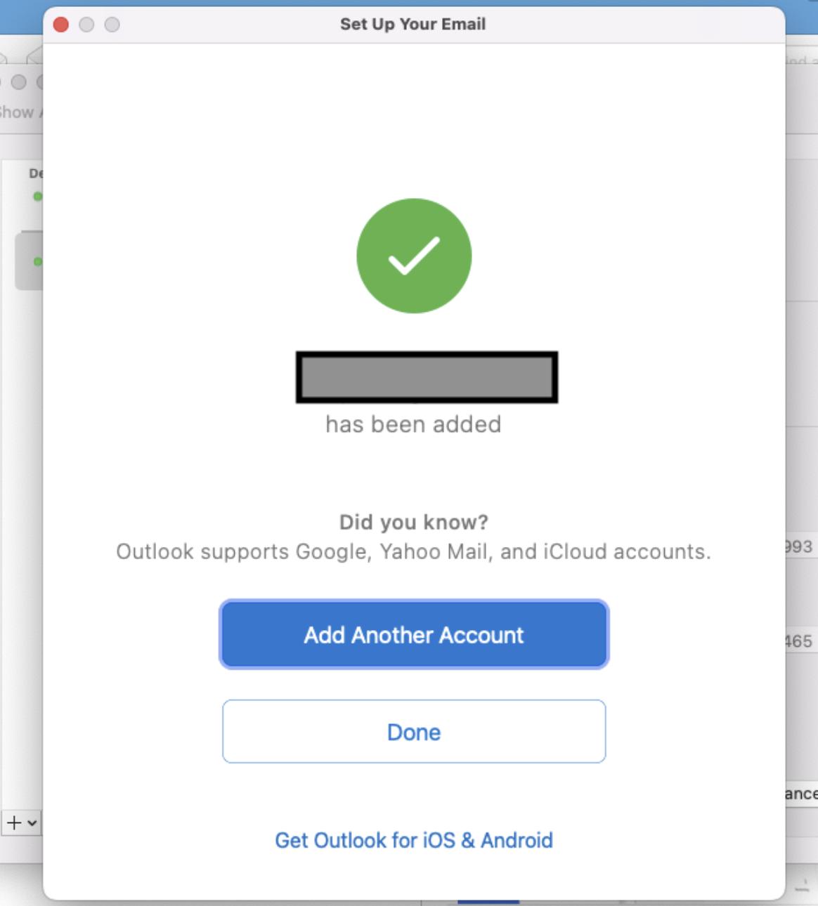 Sync Outlook with Gmail Account Step 6
