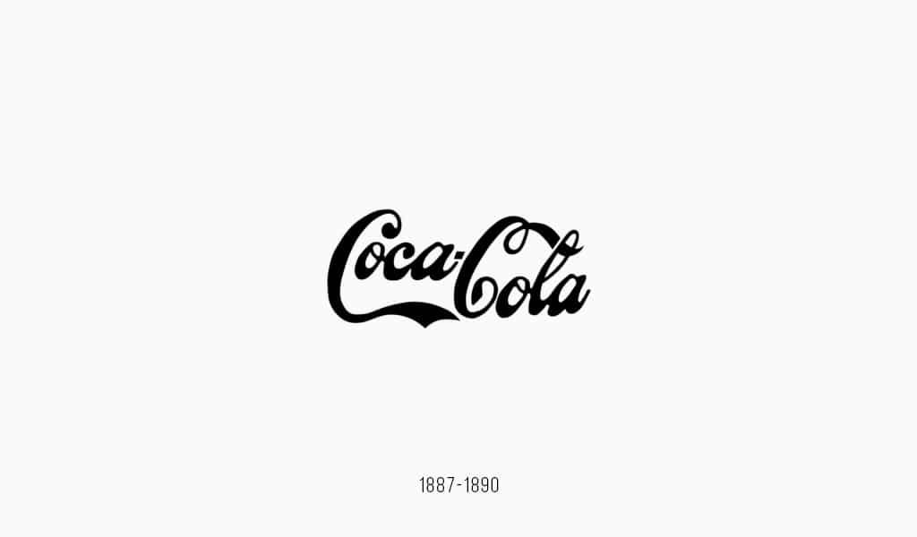 Coca-Cola logo, 1890