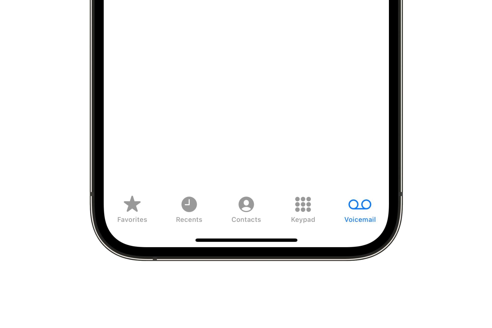 how to set up voicemail on an iphone button ios 15 phone app