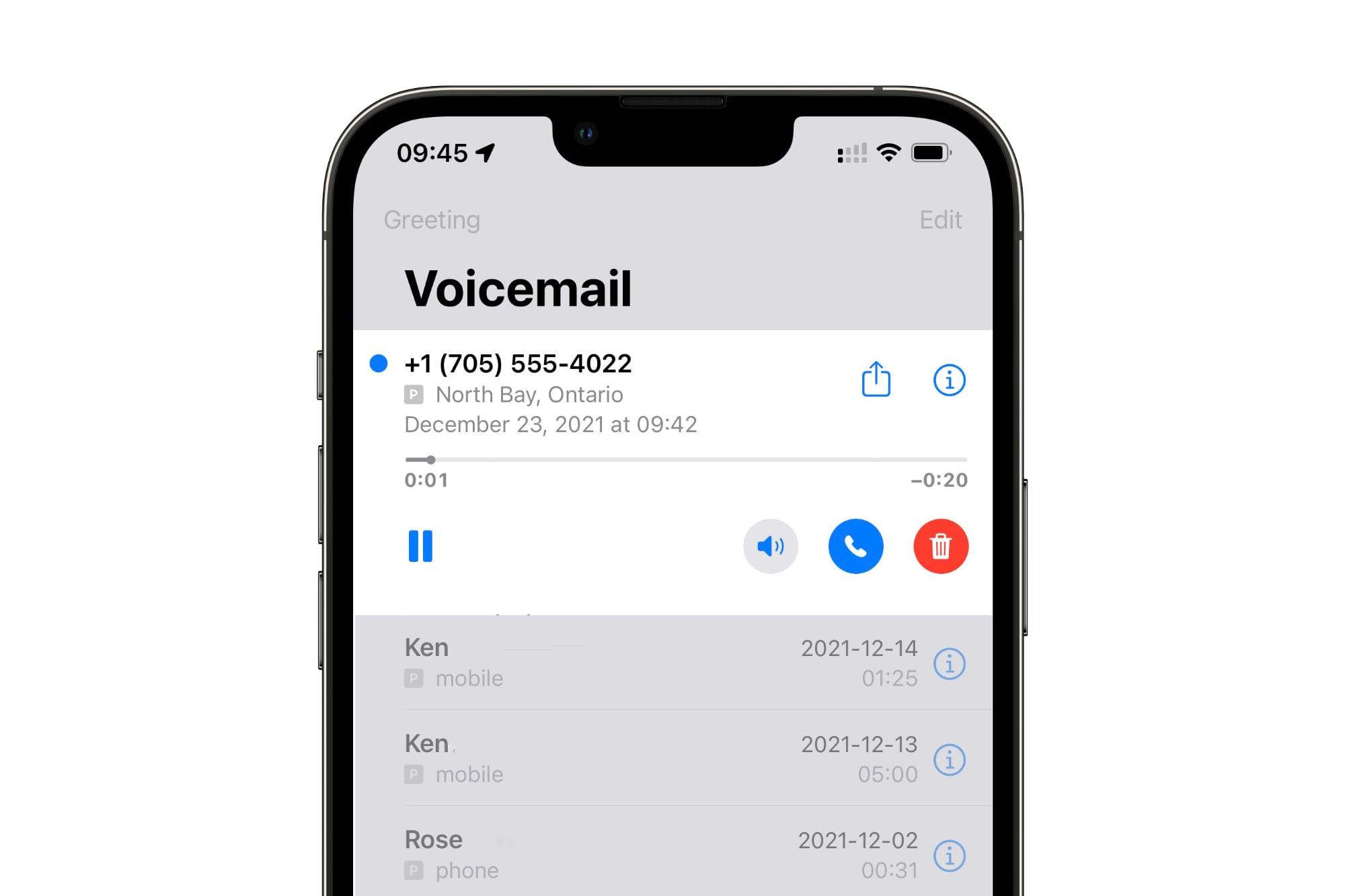 how to set up voicemail on an iphone visual listening ios 15