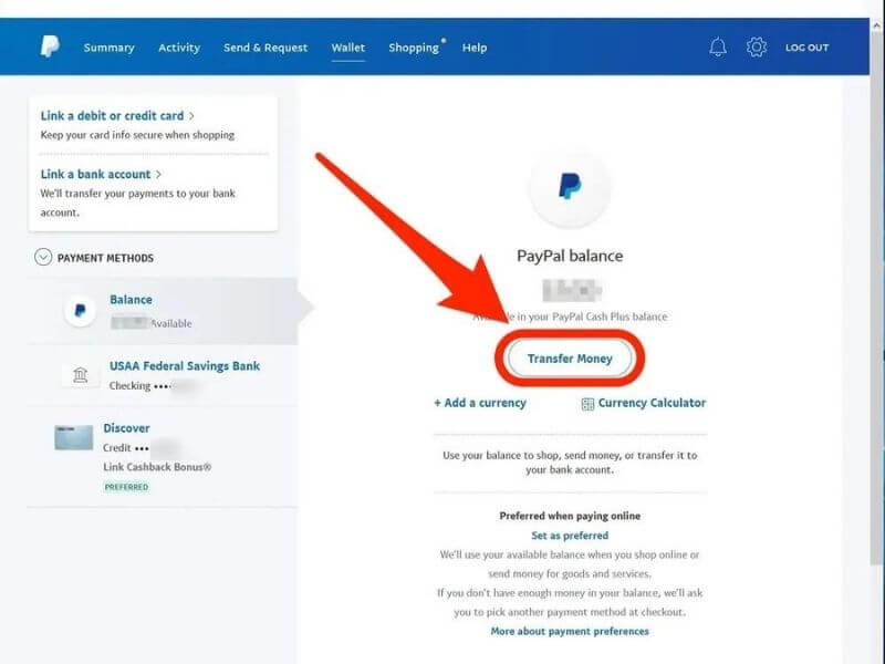 Transfer Venmo to Paypal without bank account