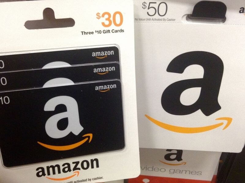 Walmart sell Amazon Gift Cards