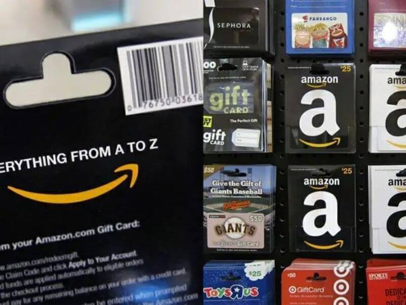 Walmart sell Amazon Gift Cards