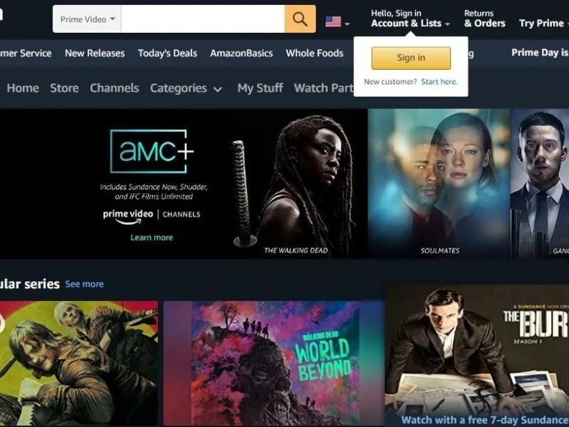 AMC Plus on Amazon