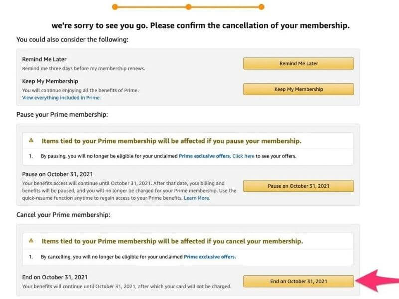 Subscriptions on Amazon Prime Video