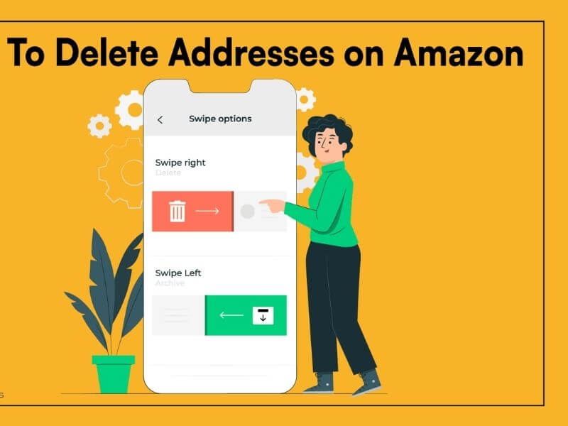 delete addresses on Amazon